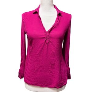 Jamison Henley by Postmark Anthro Raspberry Modal Tunic – XS‎